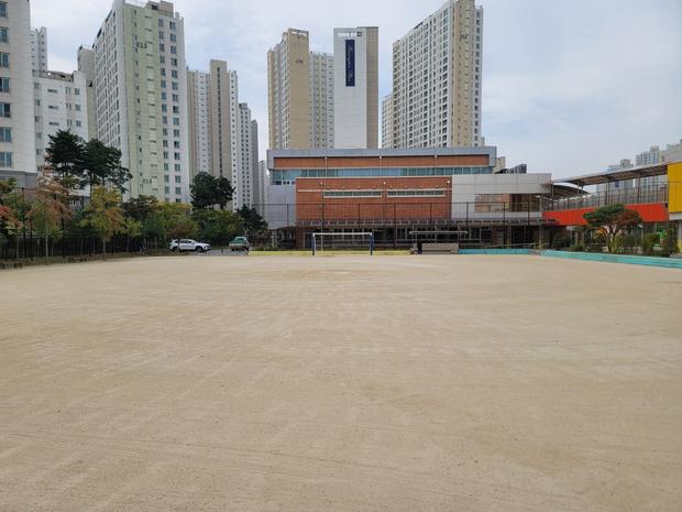 죽교동초등학교 운동장 소금살포 | 전국산업안전, 학교 시설관리 핵심!