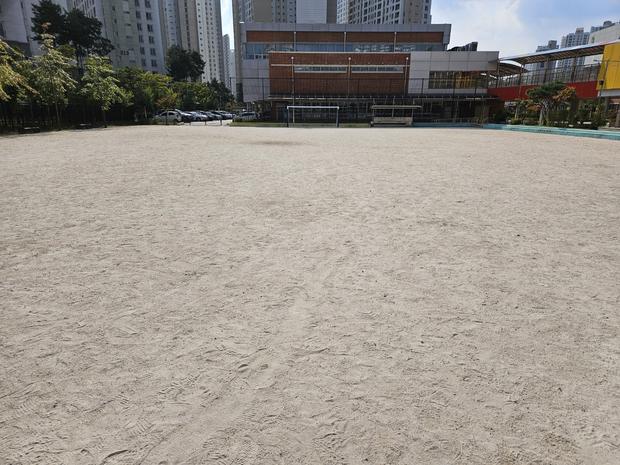 돌산읍죽포출장소 운동장 잡초 제거, 전문 시공으로 안전하고 오래 지속! 관련 이미지