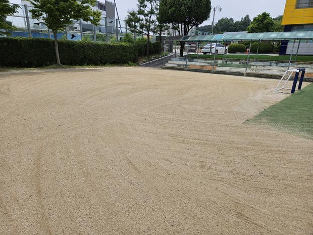 장천동초등학교 운동장 잡초 제거: 전국산업안전으로 깨끗하고 안전한 운동 공간 만들어보세요!