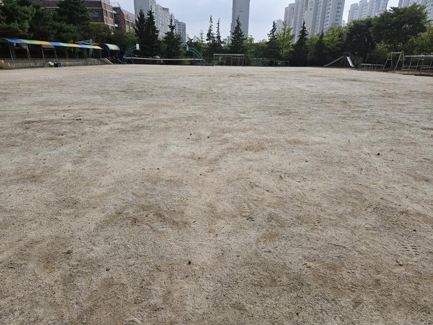 다압면 초등학교 운동장 잡초 제거: 전국산업안전으로 안전하고 매력적인 운동장 만들기! 관련 이미지