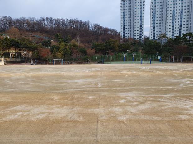 두원면유치원 운동장 모래보충: 학교 운동장 안전 &  정확한 관리 필수!
