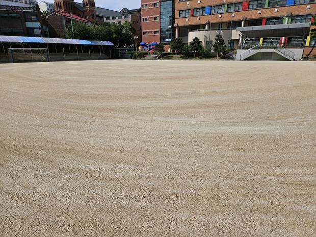 학교 운동장 모래보충, 전국산업안전 꼭 필요!  ✅ 안전하고 오래도록 쾌적한 공간 만들기