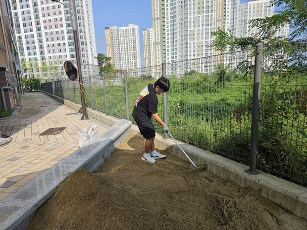 압해읍고이도출장소 운동장 모래보충 | 전국산업안전 답변!