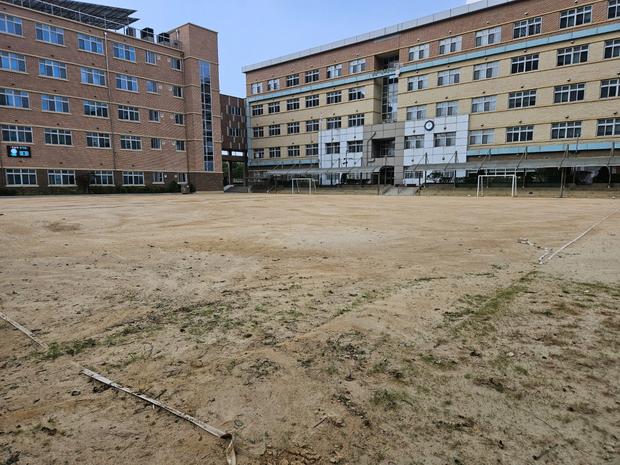 서울초등학교 운동장 천일염 대비, 케이스터디움으로 튼튼하게!
