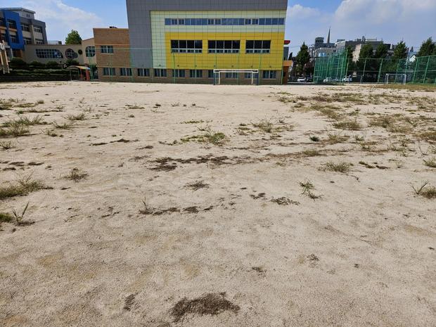 광명중학교 운동장 마사토 충진공사:  안전하고 뛰어난 수준의 공간 만들고, 더욱 좋은...