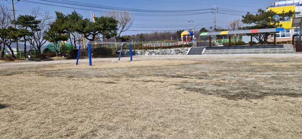 파주병설 유치원 운동장 표면 정비, 케이스터디움으로 꿈과 현실 연결!