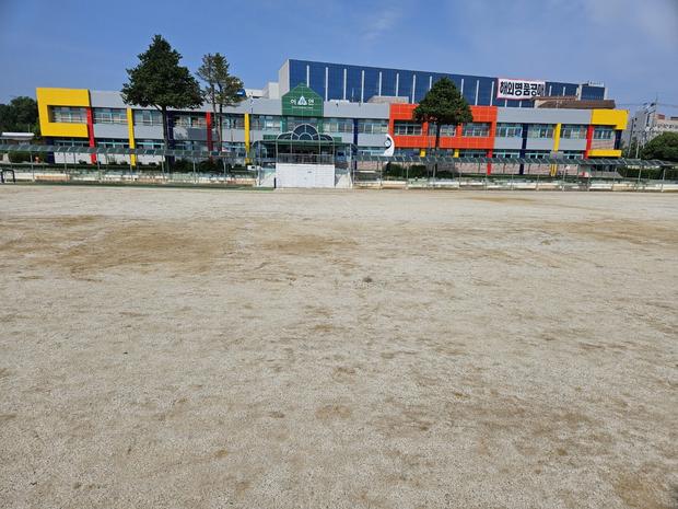 하남초등학교 운동장 라인 포인트 제거,  전문 시공으로 깨끗한 공간 만들어! 관련 이미지