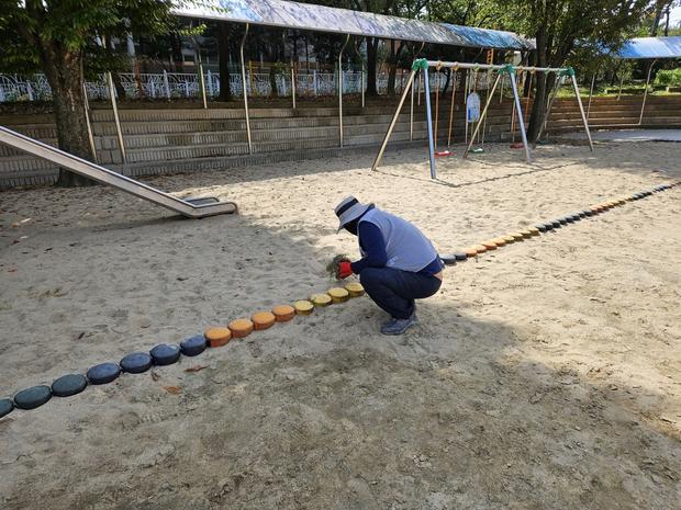 고령초등학교 운동장 라인 포인트 제거! ??  전문 시공으로 안전하고 장기적인 건강!
