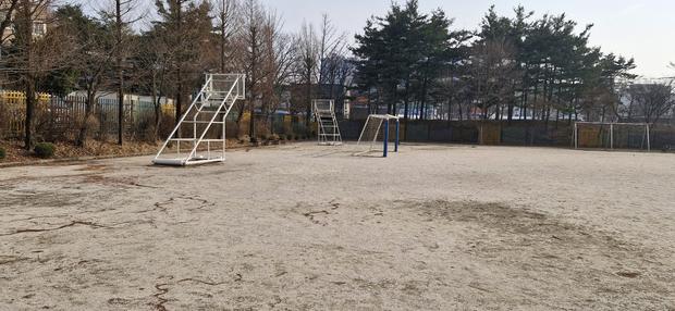 춘천고등학교 운동장 제초 작업, 케이스터디움으로 튼튼하고 지속 가능한 교육 환경 만들...