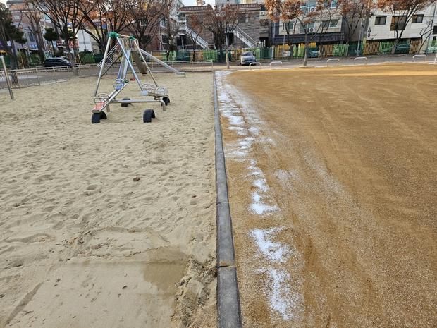 순창 어린이집 운동장 그라인딩: 딱 맞는 설계, 오래된 장치 대체!