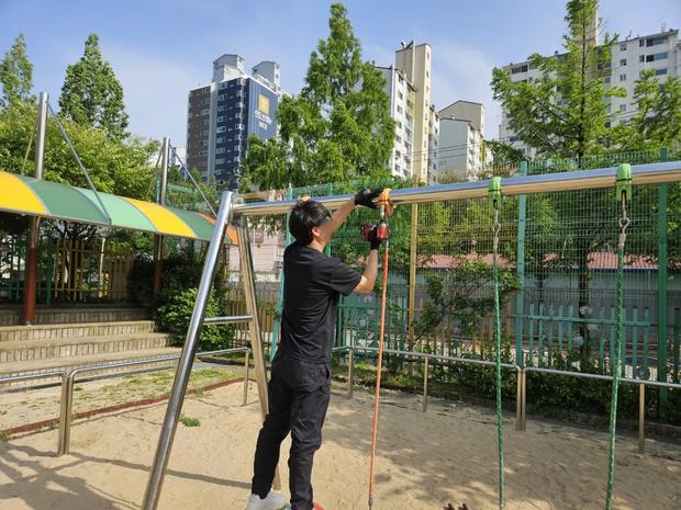 정선병설유치원 놀이시설 교체, 막대한 비용 절감과 안전성 확보! 관련 이미지