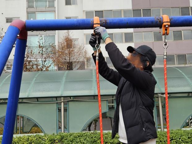 동해어린이집 놀이 시설 그네 교체:  최신 기술로 안전과 즐거움!