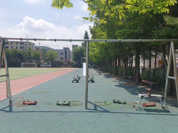 진도병설유치원 놀이터 교체, 믿을 수 있는 전문 시공으로 최고의 안전과 장시간 사용 가능!